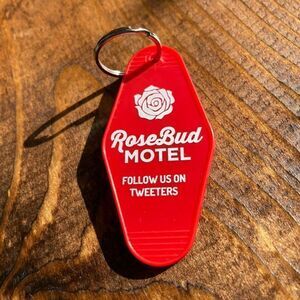 Rosebud Motel Inspired keychain